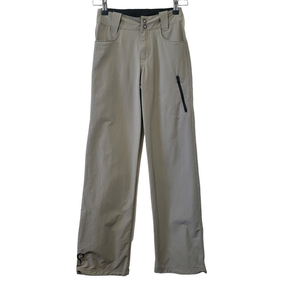 Prois Hunting Khaki Outdoor Field Pants With Zipper Pockets Women's XXS - Picture 1 of 9